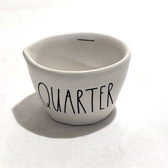 Rae Dunn Matte White Ceramic Measuring Cups - Picture 8 of 12
